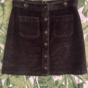 Madewell Corduroy miniskirt